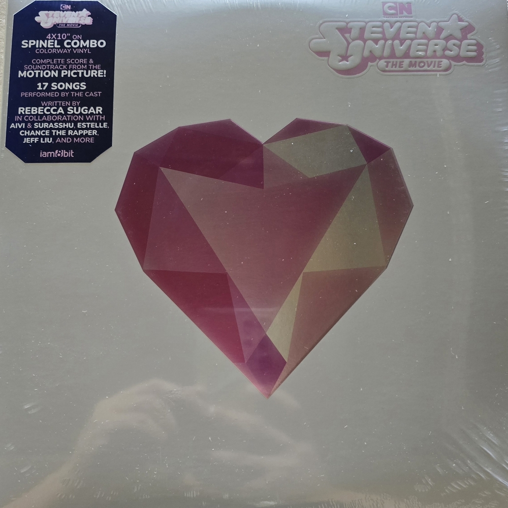 Steven Universe The Movie Vinyl Record - Pink Heart Design